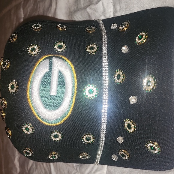 Green Bay Packers Fully Embellished Hat - Picture 1 of 3